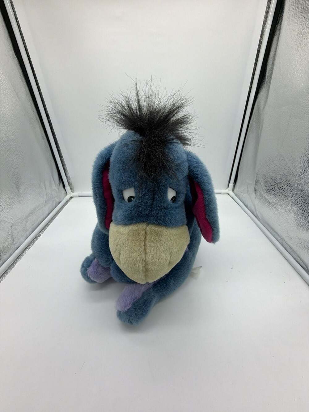 Disney Store Winnie the Pooh Eeyore Plush Stuffed Animal with Detachable Tail